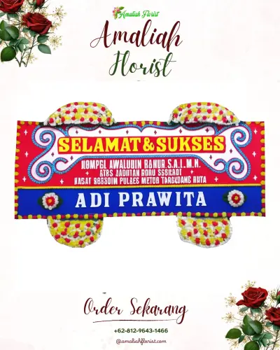 Karangan Bunga Ucapan Selamat di Antiga